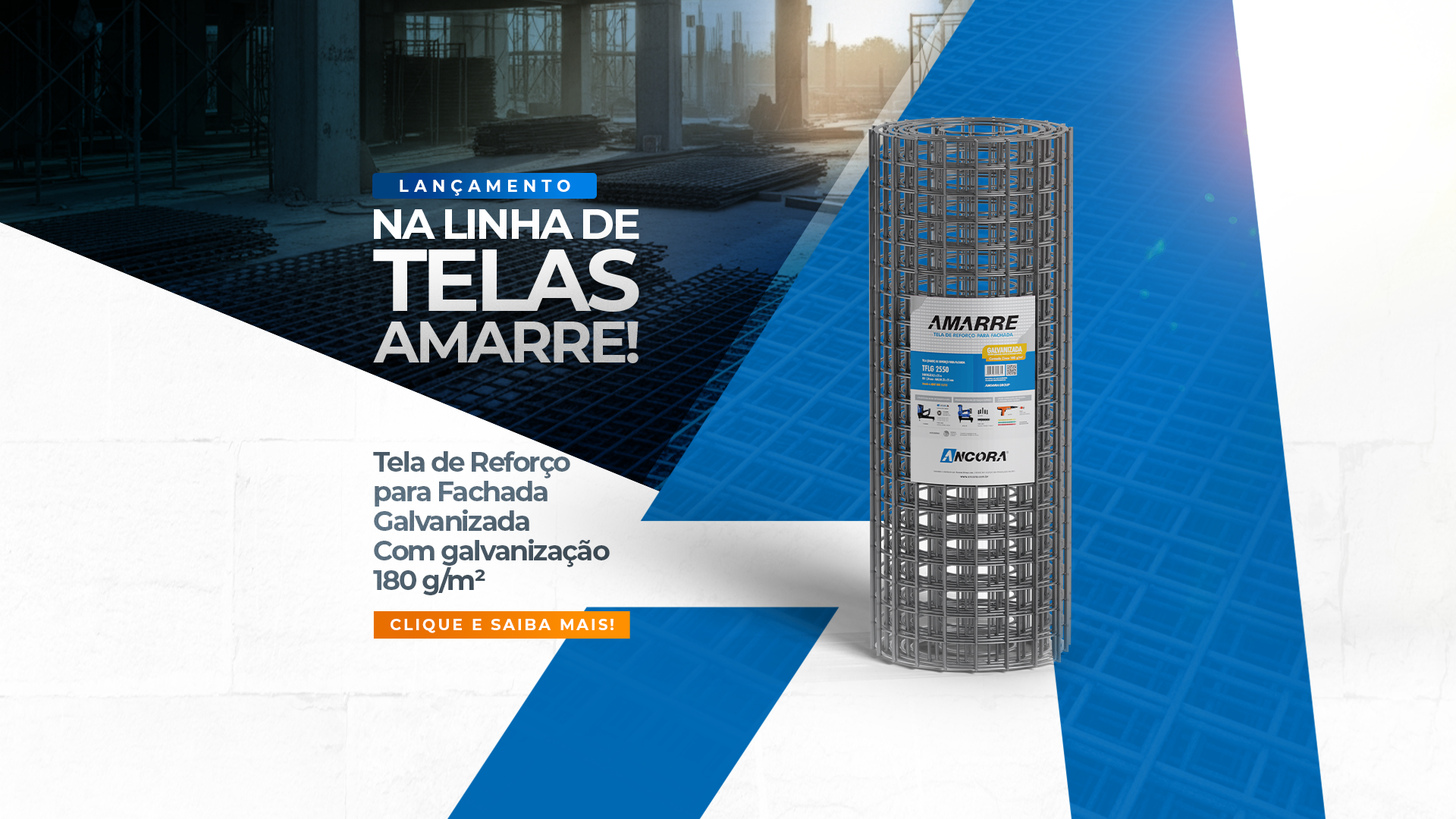 Tela de reforço galvanizada